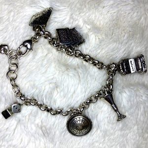 BRIGHTON LAS VEGAS State Silver Charm BRACELET